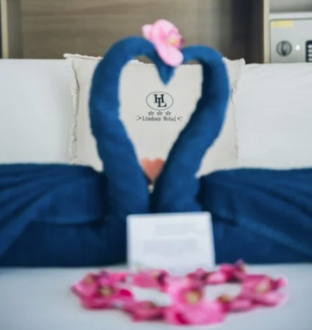 Décoration Coeur Pétales